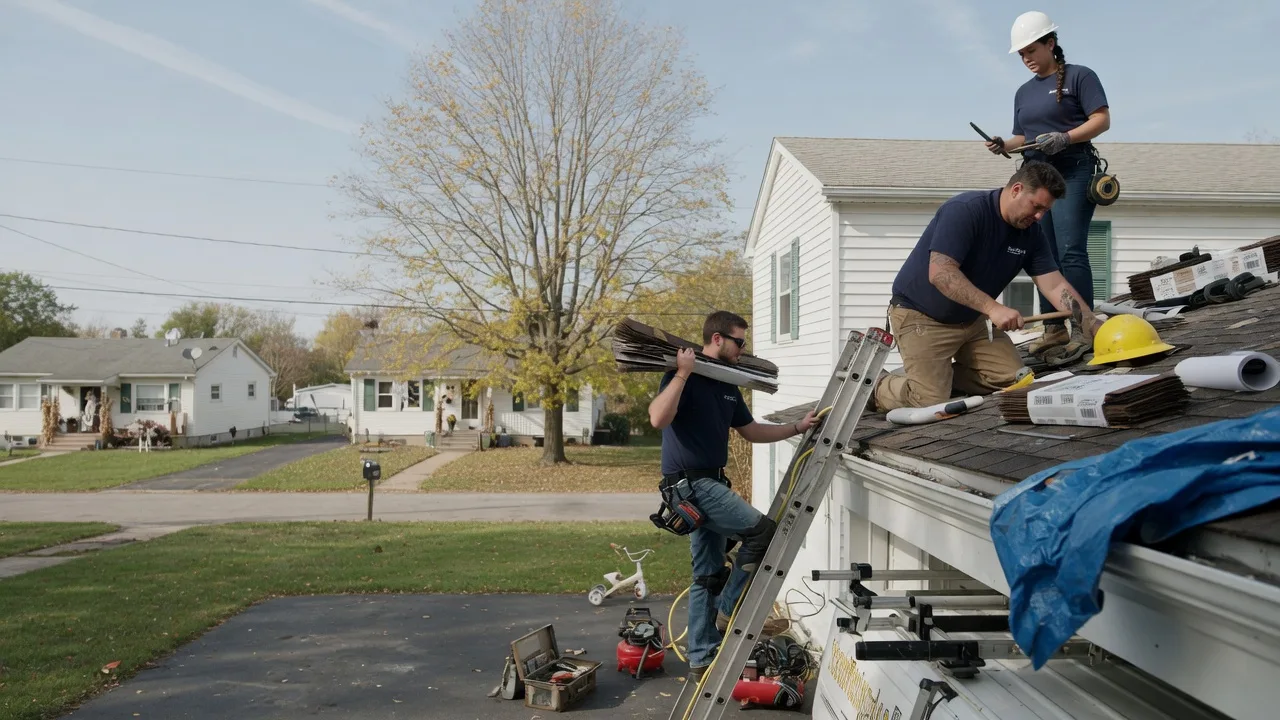 Local Roofing Contractors in Rhodes, MI near me